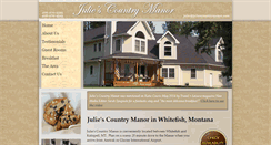 Desktop Screenshot of juliescountrymanor.com